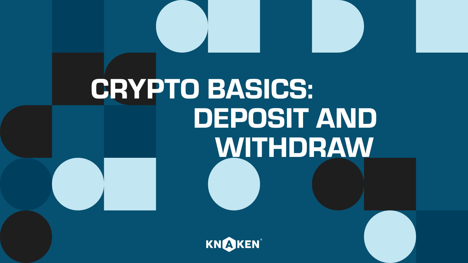 Crypto basics: Deposit and withdraw crypto