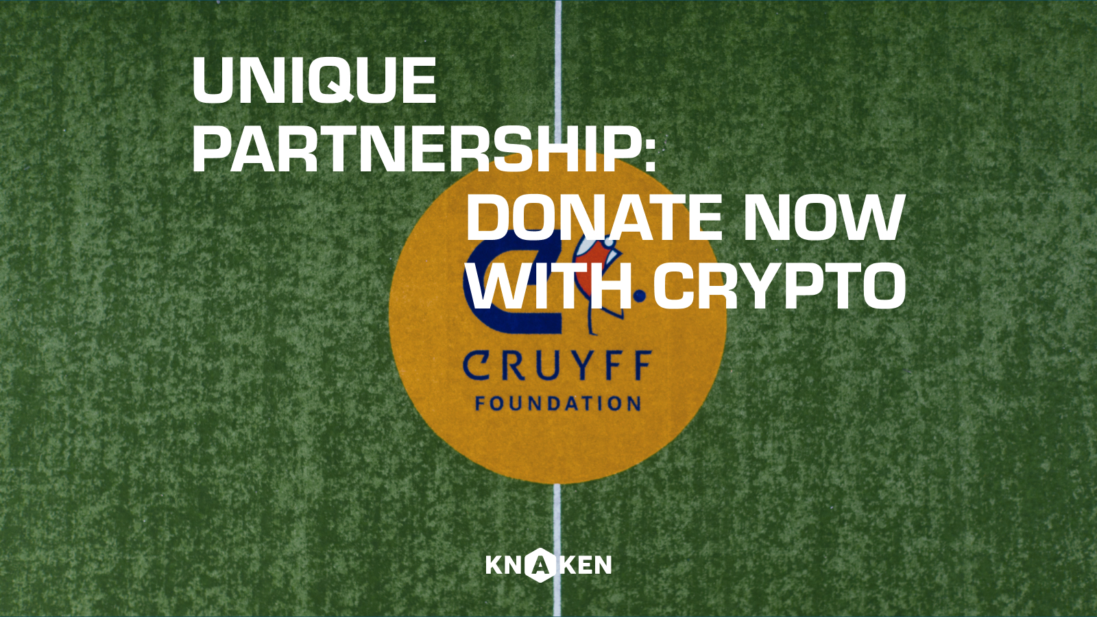 Knaken makes crypto donations to the Johan Cruyff Foundation possible